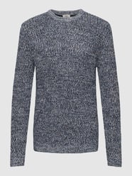 Gebreide pullover met structuurmotief van Esprit Blauw / turquoise - 43