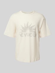 T-Shirt mit Label-Print von REVIEW - 23