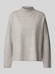 Gebreide pullover van scheerwol, model 'TIMOTHEA_2' van Drykorn Grijs / zwart - 36