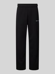 Straight Fit Sweatpants mit Label-Stitching von CHAMPION Schwarz - 22