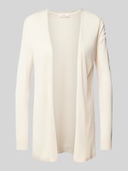 Longcardigan mit gerippten Abschlüssen von s.Oliver RED LABEL Beige - 16