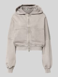 sweatjack met tweewegritssluiting model 'RANERA' van DRYKORN - 3
