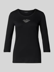 Regular Fit 3/4-Shirt mit Ziersteinbesatz von Christian Berg Woman - 6