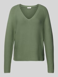 Comfort Fit Strickpullover aus Baumwoll-Mix mit V-Ausschnitt von s.Oliver RED LABEL - 16