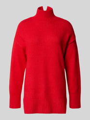 Sweter z półgolfem o kroju oversized z dodatkiem wełny Model 'Olma' od b.young - 8