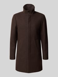 Regular fit lange jas van katoenmix met viscose van Matinique - 4