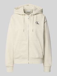 Sweatjack met labelprint van Calvin Klein Jeans - 12