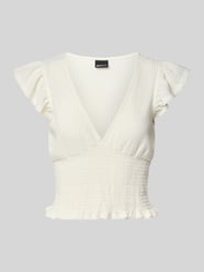 Slim Fit Blusentop mit Smok-Details von Gina Tricot - 1