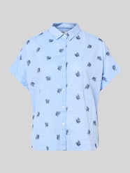 Regular fit overhemdblouse van linnenmix model 'MOLLY' van 0039 Italy - 37