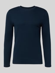 Shirt met lange mouwen, structuurmotief en ronde hals van MCNEAL - 1