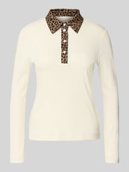 Shirt met lange mouwen met polokraag van Marc Cain - 14