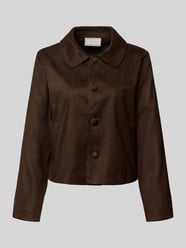 Regular Fit Blazer in Leder-Optik Modell 'Nilo' von Neo Noir - 44