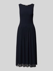 Sukienka midi z siateczki z detalami ze smocku od Christian Berg Woman Selection - 38