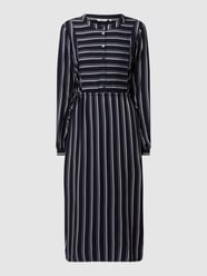 Midikleid mit Streifenmuster  von Tom Tailor Blau / Türkis - 30