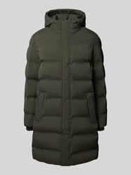 Płaszcz pikowany z kapturem i wpuszczanymi kieszeniami od MCNEAL - 14