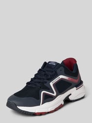 Sneaker mit Label-Print Modell 'RUNNER TECH' von Tommy Hilfiger Blau - 41