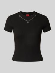 Slim fit T-shirt van katoenmix, model 'DANNECY' van HUGO - 20