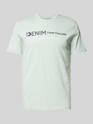 T-Shirt mit Rundhalsausschnitt von Tom Tailor Denim Grün - 23