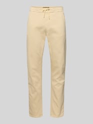 Spodnie materiałowe o kroju slim fit z wpuszczanymi kieszeniami Model 'Thunder' od Blend - 7