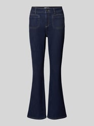 Bootcut Fit Jeans mit Gürtelschlaufen von Christian Berg Woman - 46