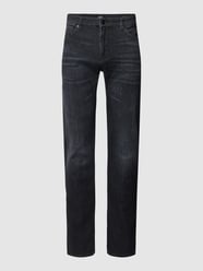 Jeans mit Label-Patch Modell 'Maine' von BOSS Schwarz - 12