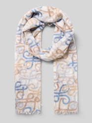 Schal mit Allover-Stitching von Hemisphere Beige - 15