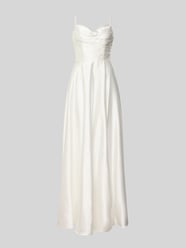 Abendkleid mit Drapierungen und rückseitiger Schnürung von LUXUAR FASHION - 27