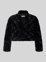 Cropped Jacke aus Kunstfell mit 3/4-Arm von Christian Berg Cocktail - 2