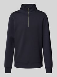 Sweatshirt mit Stehkragen Modell 'Sebastian' von Casual Friday Blau - 4