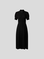 Seidenkleid mit Umlegekragen von Theory Schwarz - 3