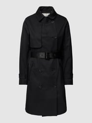 Trenchcoat met tailleriem, model 'Sarina' van khujo Grijs / zwart - 16