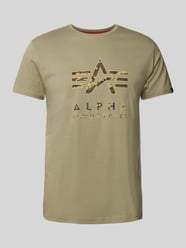 T-Shirt mit Label-Print von Alpha Industries - 9