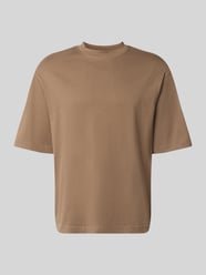 t-shirt o kroju relaxed fit z czystej bawełny model 'ASPEN' od Selected Homme - 42