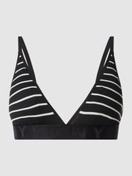 Biustonosz typu bralette z wyjmowanymi miseczkami  od DKNY Czarny - 35