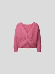 Cropped Longsleeve aus Woll-Mix von Ba&sh Pink - 1