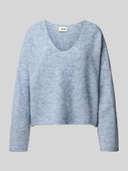 Strickpullover aus Alpaka-Mix mit V-Ausschnitt Modell 'SOMAIJA' von Drykorn - 29