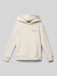 Hoodie mit Label-Print von Jack & Jones Beige - 37