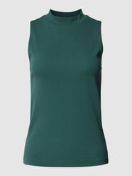 Tanktop mit Stehkragen Modell 'Isumi' von OPUS Blau - 3