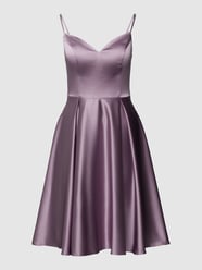 Cocktailkleid aus Satin von TROYDEN COLLECTION Lila - 35