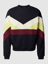 Sweatshirt mit Colour-Blocking-Design von Lacoste Schwarz - 11