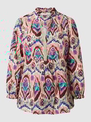 Linnen blouse  van Oui Fuchsia - 24