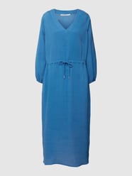 Maxikleid mit V-Ausschnitt von Lanius Blau / Türkis - 39
