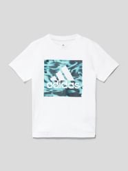T-Shirt mit Logo-Print von ADIDAS SPORTSWEAR Weiß - 20