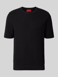 męski t-shirt o kroju regular fit z czystej bawełny model 'SAFFON' od HUGO - 34