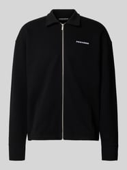 Oversized Sweatjacke mit Strukturmuster Modell 'Tate' von PEGADOR - 19