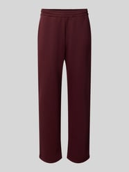 Straight Fit Sweatpants aus Baumwoll-Mix mit Label-Detail von REVIEW Bordeaux - 18
