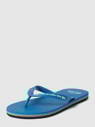Zehentrenner mit Label-Details Modell 'MOLOKAI CORE' von Quiksilver Blau - 35