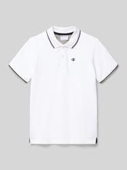 Koszulka polo z haftowanym logo i krótką listwą z guzikami od Champion - 4