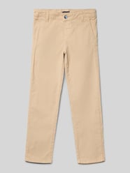Regular fit chino met ceintuurlussen van Blue Seven - 46