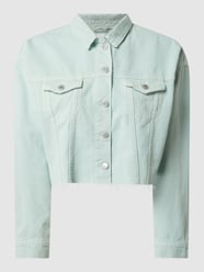 Cropped Jeansjacke mit Pattentaschen von REVIEW Grün - 38